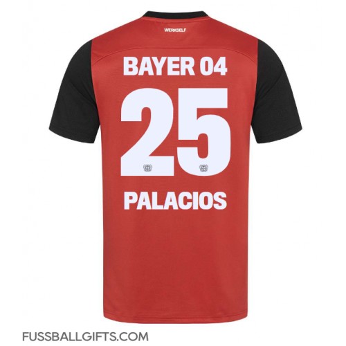 Bayer Leverkusen Exequiel Palacios #25 Fußballbekleidung Heimtrikot 2024-25 Kurzarm